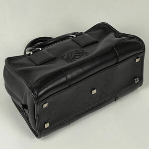 Loewe Anagram Handbag Bag Amazona Leather Tote Black